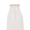 Set of 2 White Porcelain Contemporary Vase, 7" x 12"